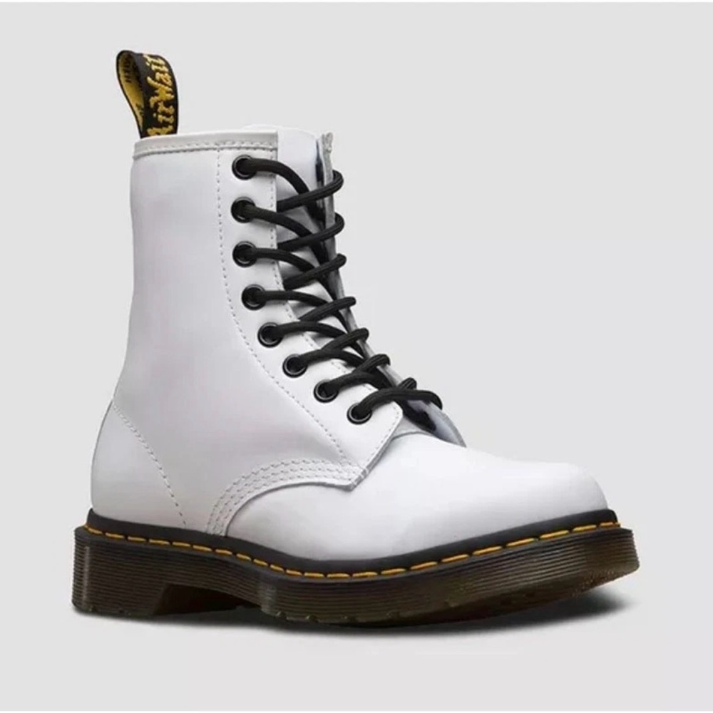 DR. MARTEN 1460 Softy T Leather Lace Up Combat Boots Sz 7